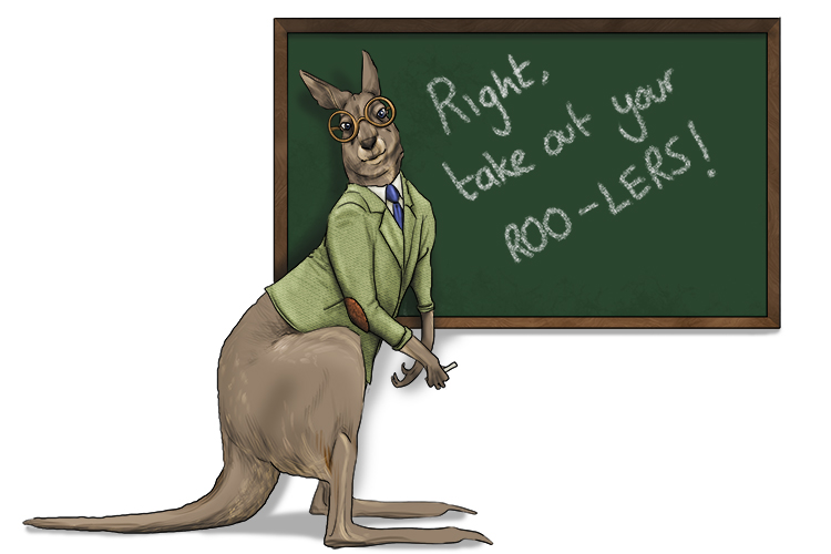 The kangaroo (Guru) was a brilliant teacher.